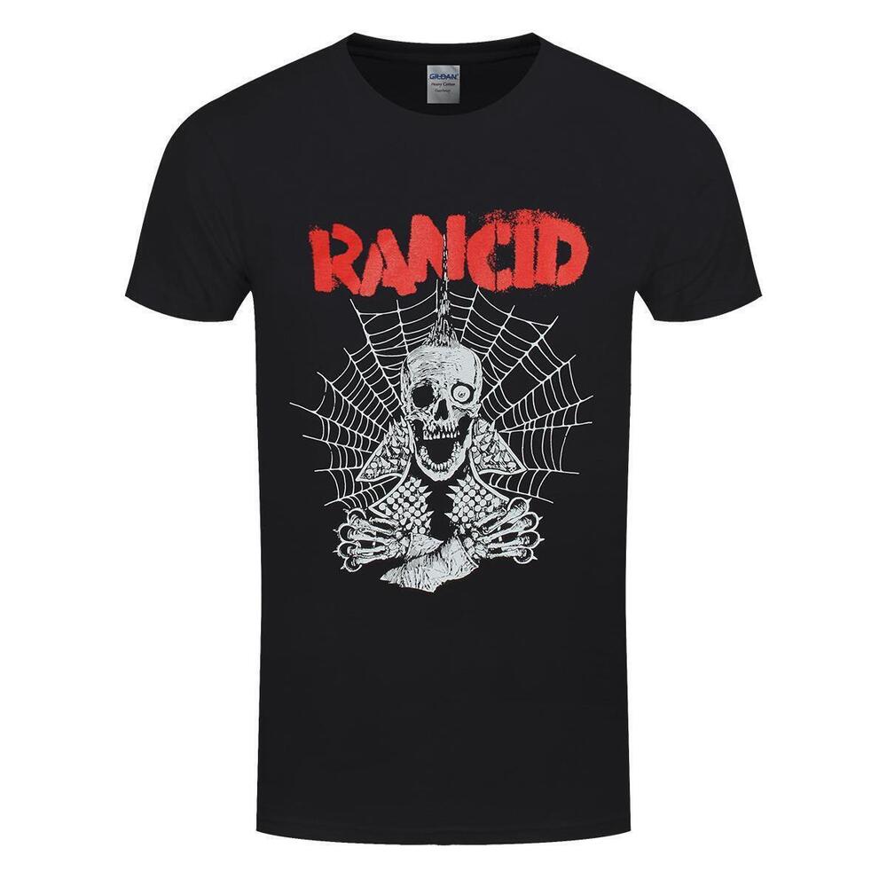 Rancid Spiderweb Mens Black Tshirt